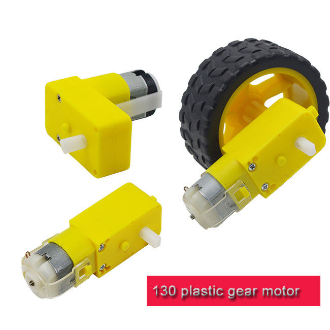 Lichtgewicht Plastic Verschillende de Verminderingsverhouding de Motor van de Toestelmotor van T130 gelijkstroom voor Jonge geitjesdiy Speelgoed